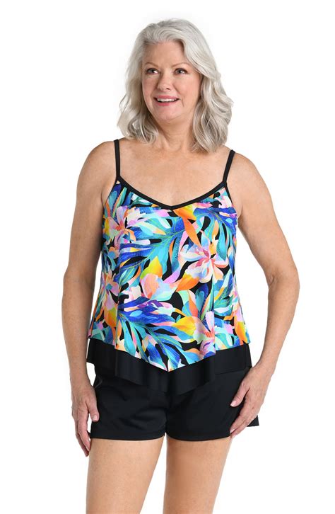 flutter tankini top|Maxine Of Hollywood Women's V.